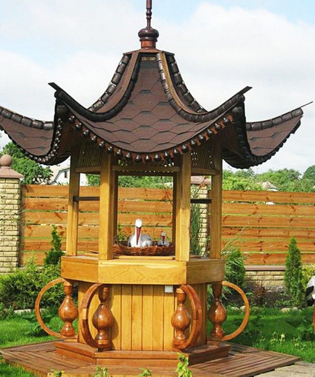 Декоративный колодец на даче своими руками (57 фото): фасоны, конструкции, материалы